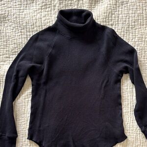 Everlane Organic Cotton Turtleneck Waffle Tee